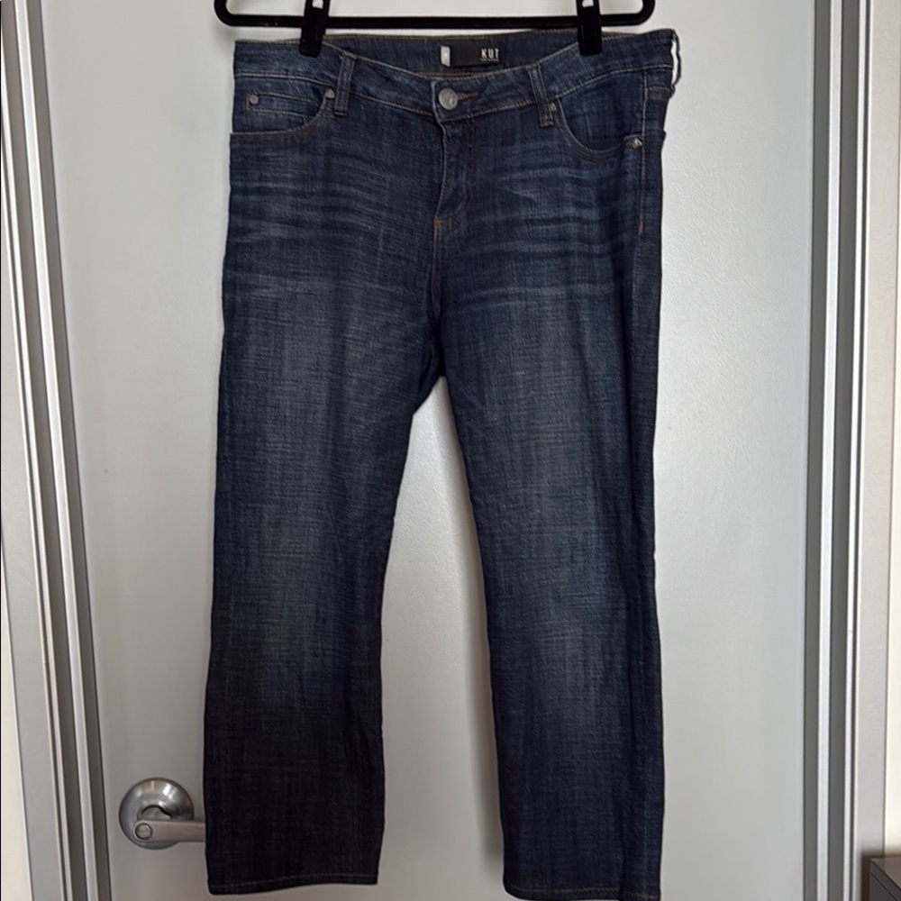 Kut from the Kloth Dark Wash Straight Jeans
